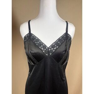 Vtg Vanity Fair Slip Dress Womens M‎ 36 Dark Romantic Babydoll Fairy Grunge
